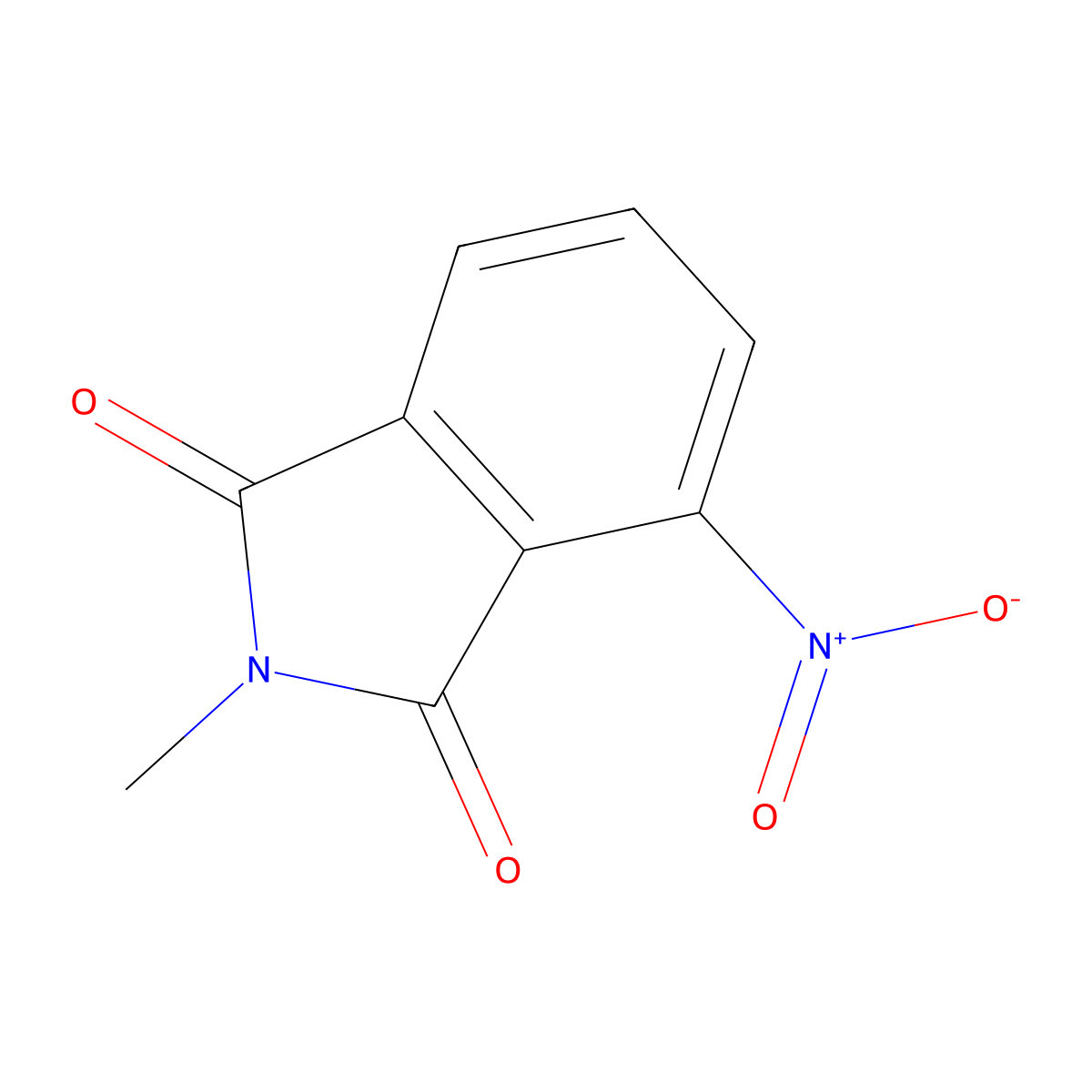 1H-Isoindole-1,3(2H)-dione, 2-methyl-4-nitro- molecular structure, CAS 2593-81-9
