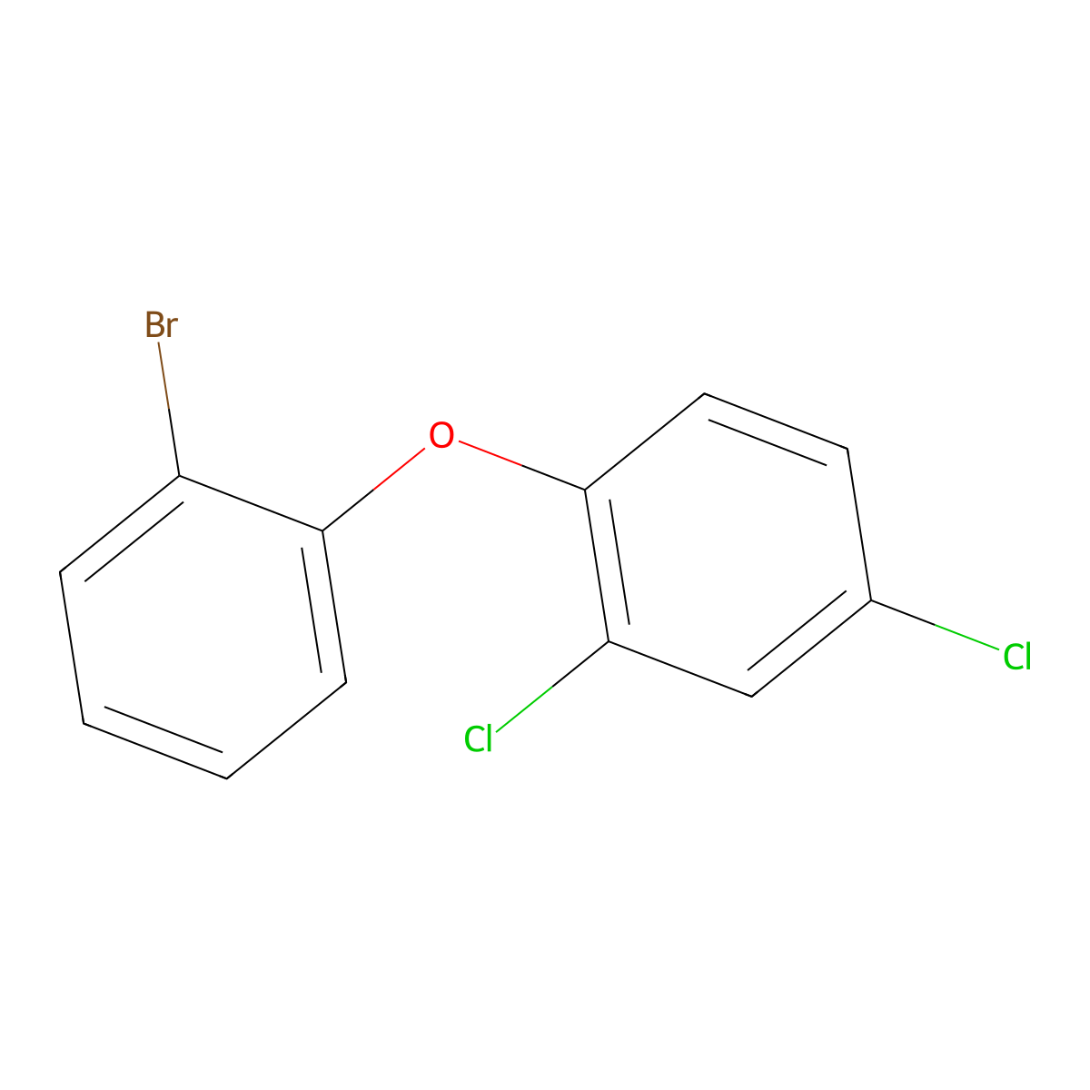 1-(2-Bromophenoxy)-2,4-dichlorobenzene molecular structure, CAS 2593272-01-4