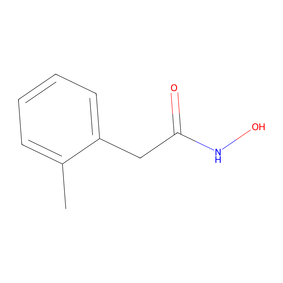 N-hydroxy-2-(2-methylphenyl)acetamide molecular structure, CAS 2594-02-7