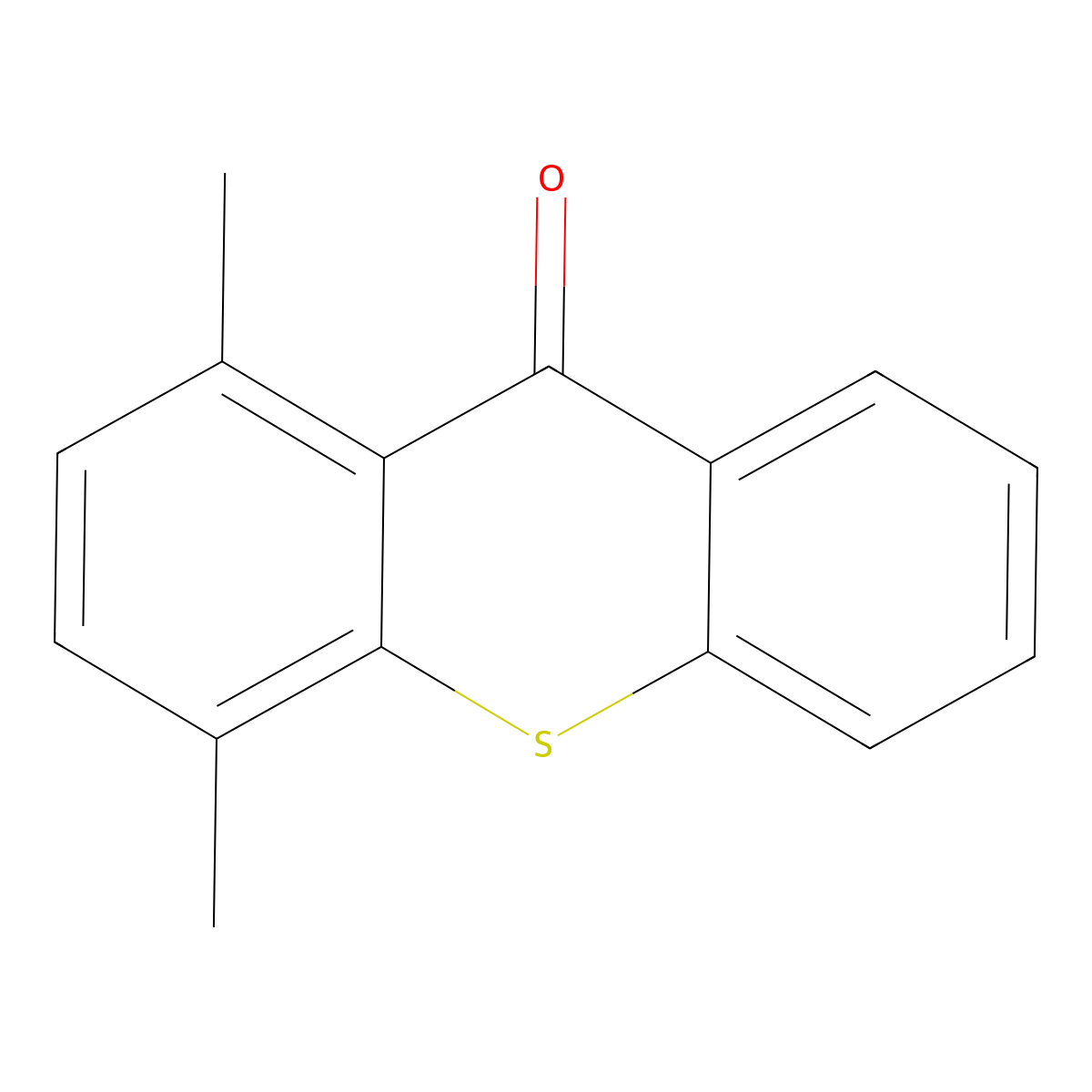1,4-dimethyl-9H-thioxanthen-9-one molecular structure, CAS 25942-61-4