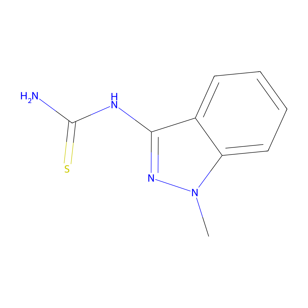 N-(1-Methyl-1H-indaZol-3-yl)thiourea molecular structure, CAS 2594436-05-0