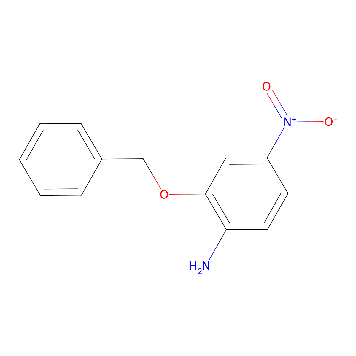 2-(Benzyloxy)-4-nitroaniline molecular structure, CAS 25945-96-4