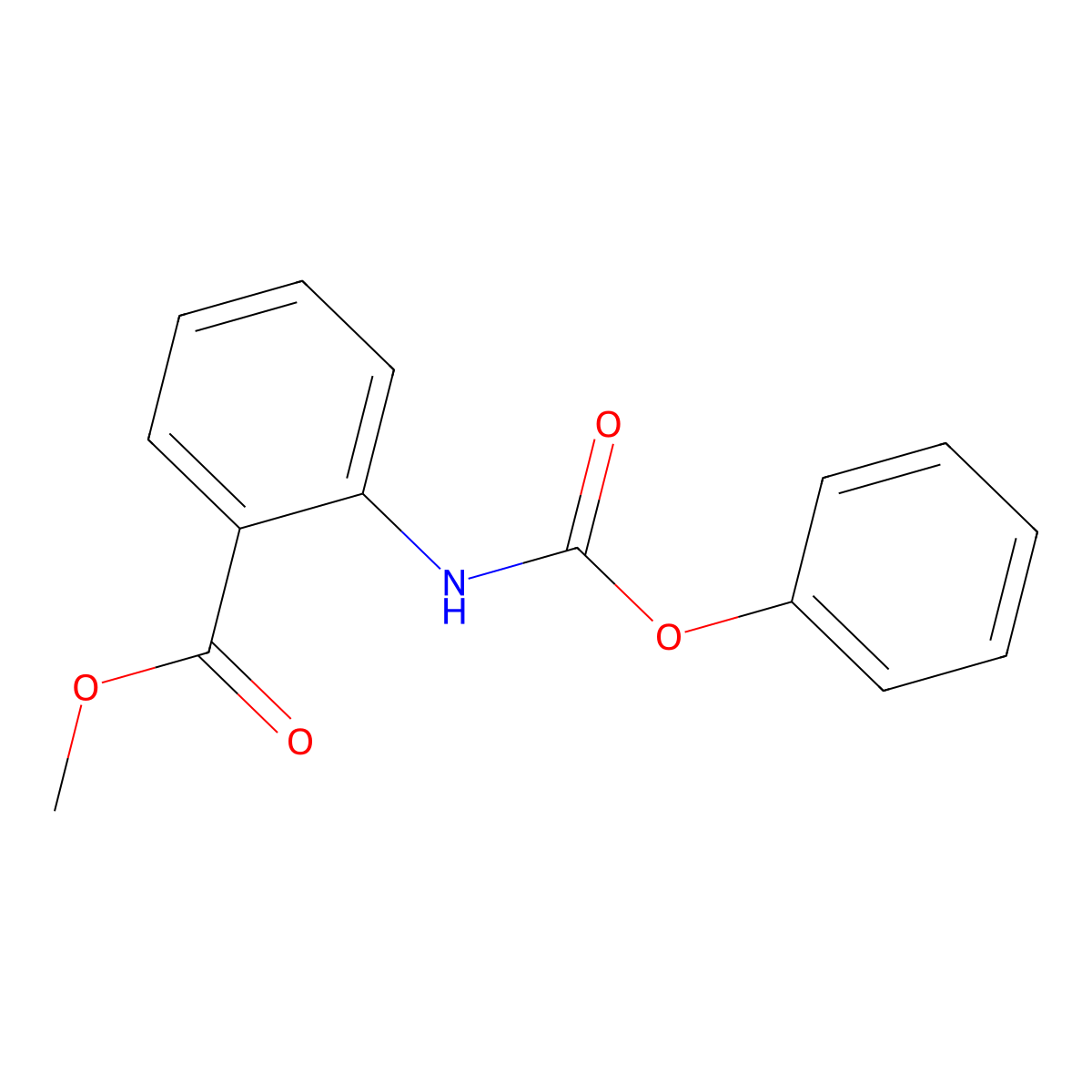 Methyl 2-((phenoxycarbonyl)amino)benzoate molecular structure, CAS 259537-23-0