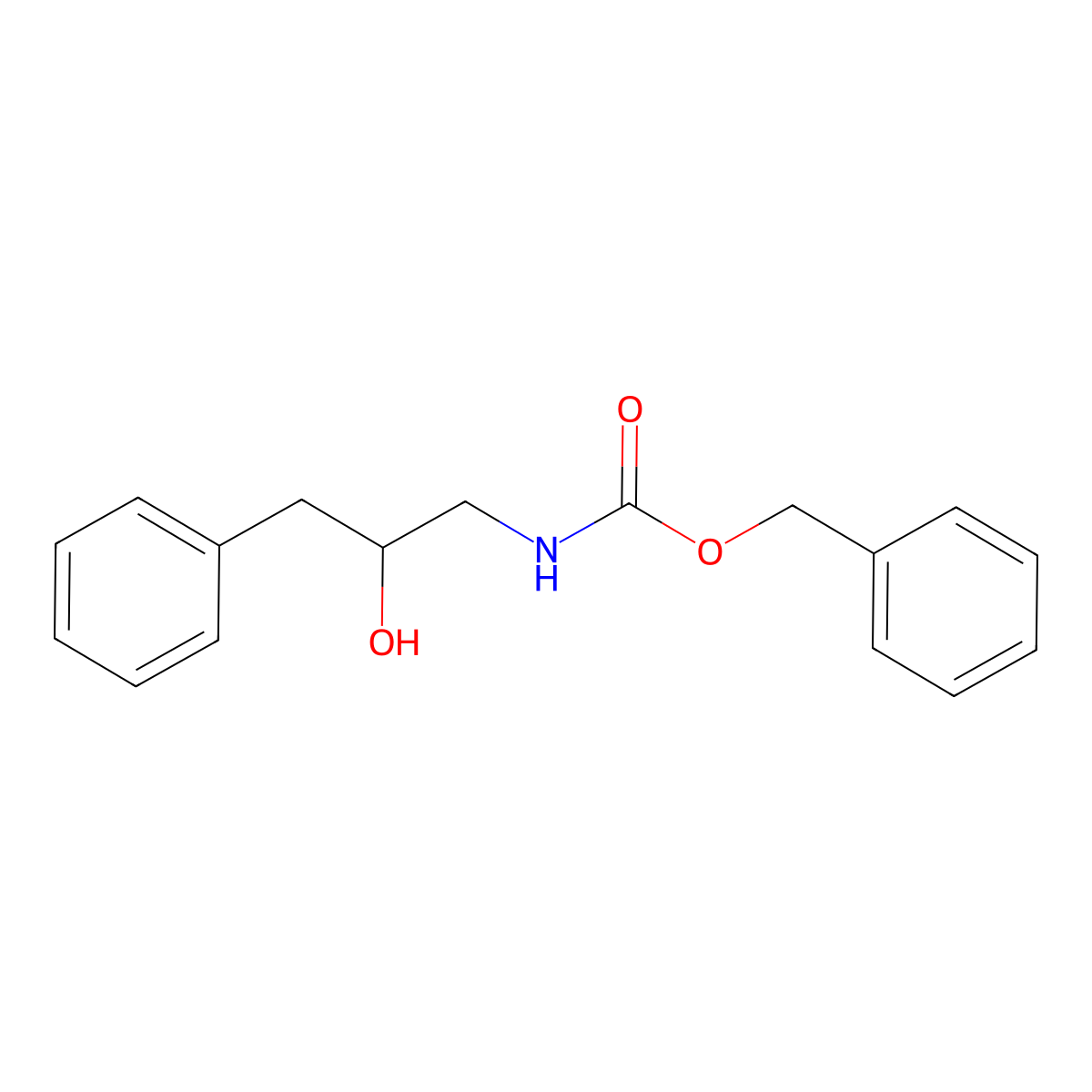 benzyl N-(2-hydroxy-3-phenylpropyl)carbamate molecular structure, CAS 259537-45-6