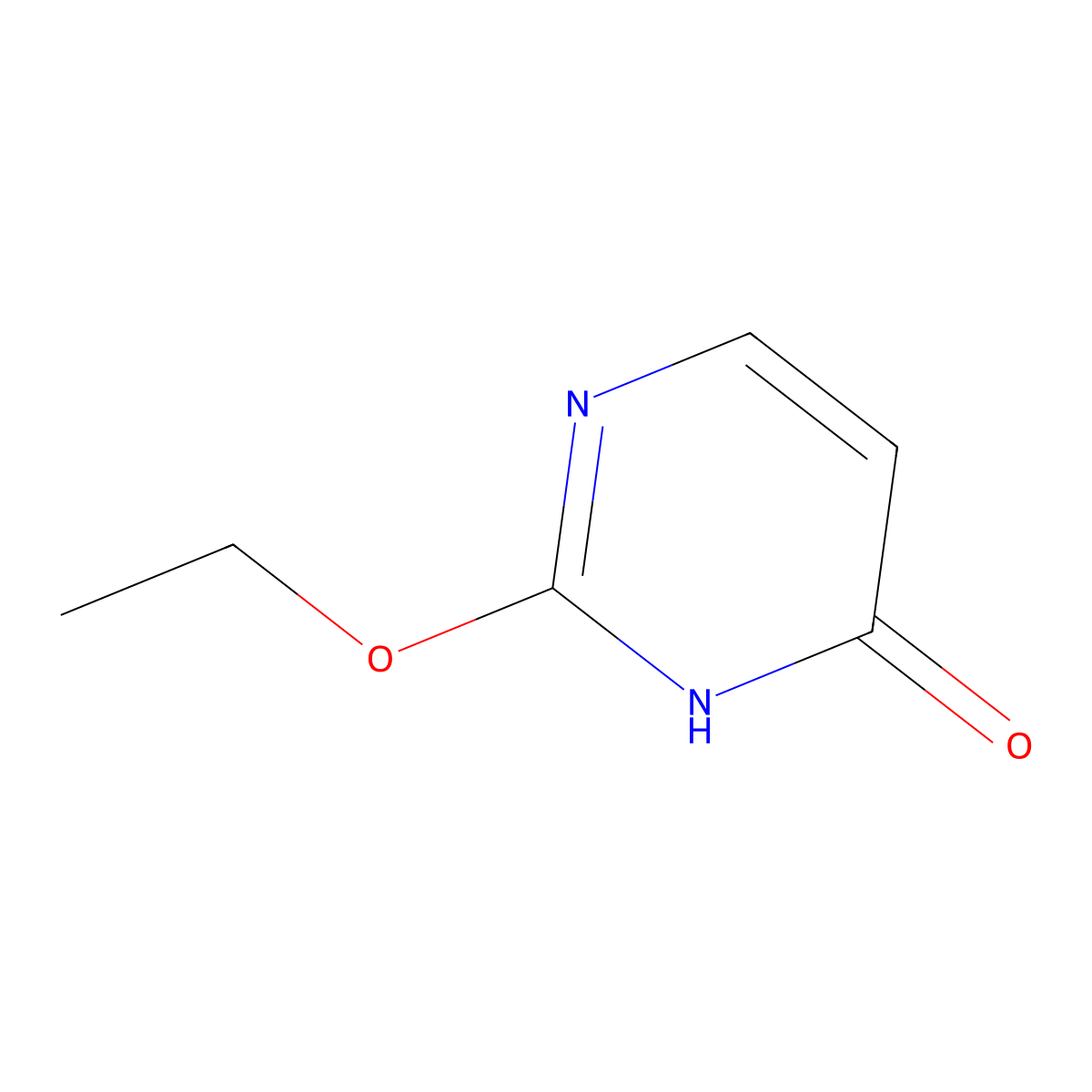 2-Ethoxypyrimidin-4-ol molecular structure, CAS 25957-58-8