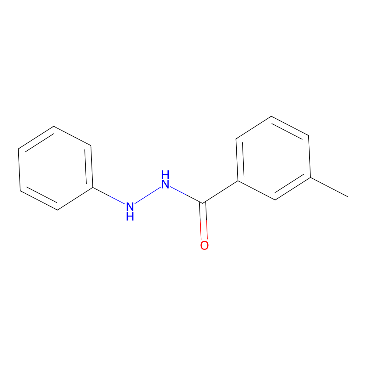 3-methyl-N'-phenylbenzohydrazide molecular structure, CAS 25957-96-4