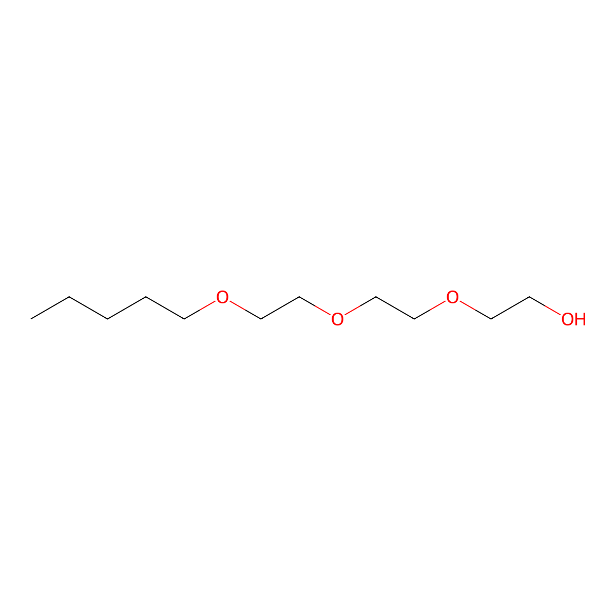 2-[2-(2-Pentoxyethoxy)ethoxy]ethanol molecular structure, CAS 25961-91-5