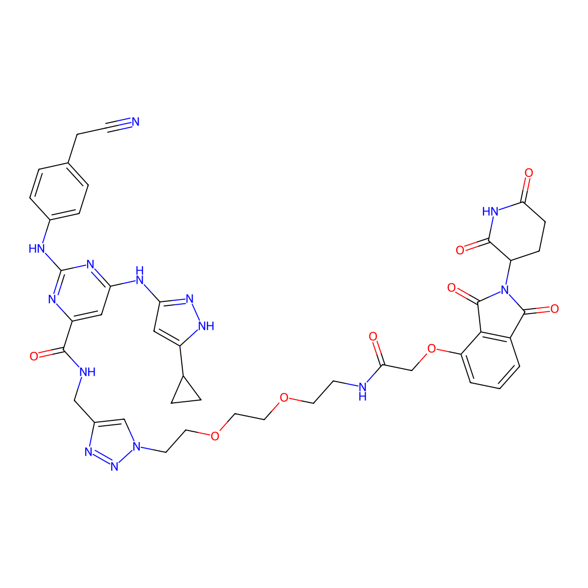 PROTAC Chk1 degrader-1 molecular structure, CAS 2597167-34-3