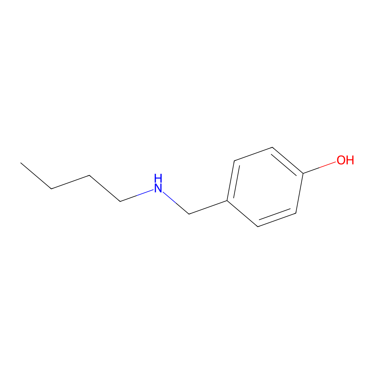 4-[(Butylamino)methyl]phenol molecular structure, CAS 259735-07-4