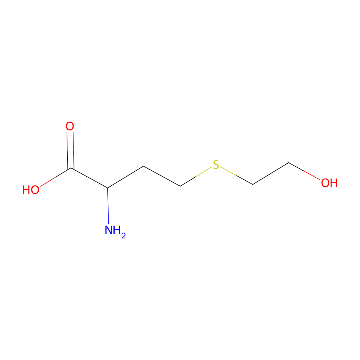 S-(2-Hydroxyethyl)-DL-homocysteine molecular structure, CAS 2598-44-9