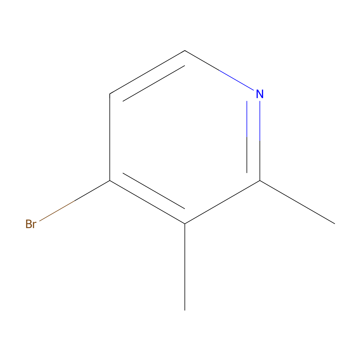 4-Bromo-2,3-dimethylpyridine molecular structure, CAS 259807-91-5