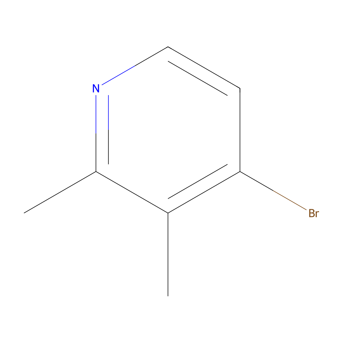 4-Bromo-2,3-dimethylpyridine molecular structure, CAS 259807-91-5