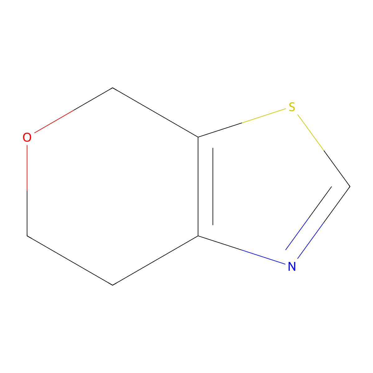 6,7-dihydro-4H-pyrano[4,3-d]thiazole molecular structure, CAS 259810-14-5