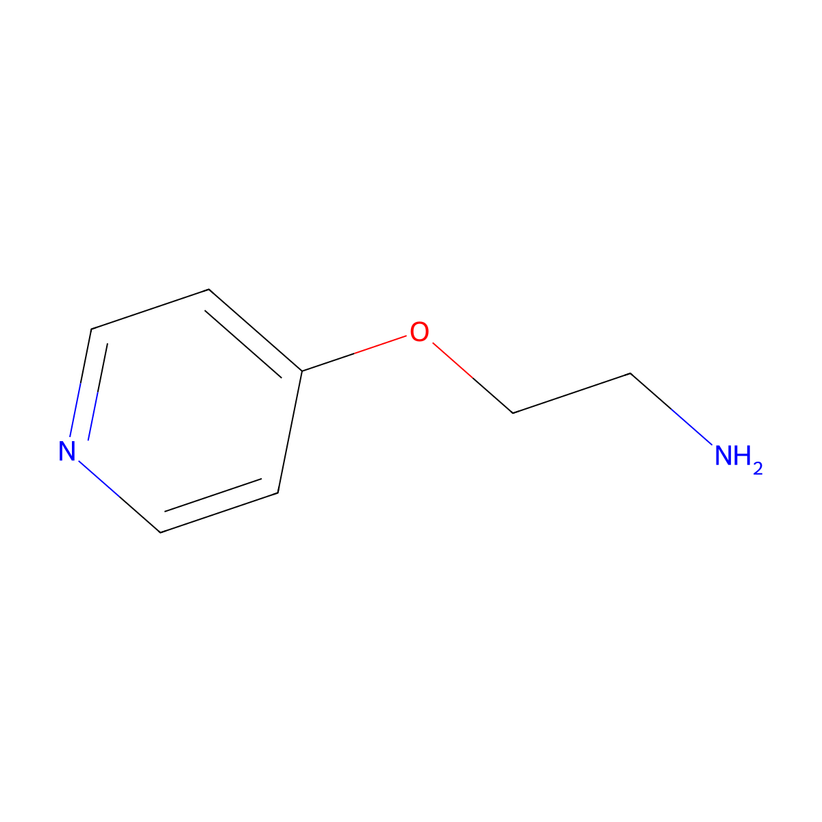 2-(Pyridin-4-yloxy)ethanamine molecular structure, CAS 259816-44-9