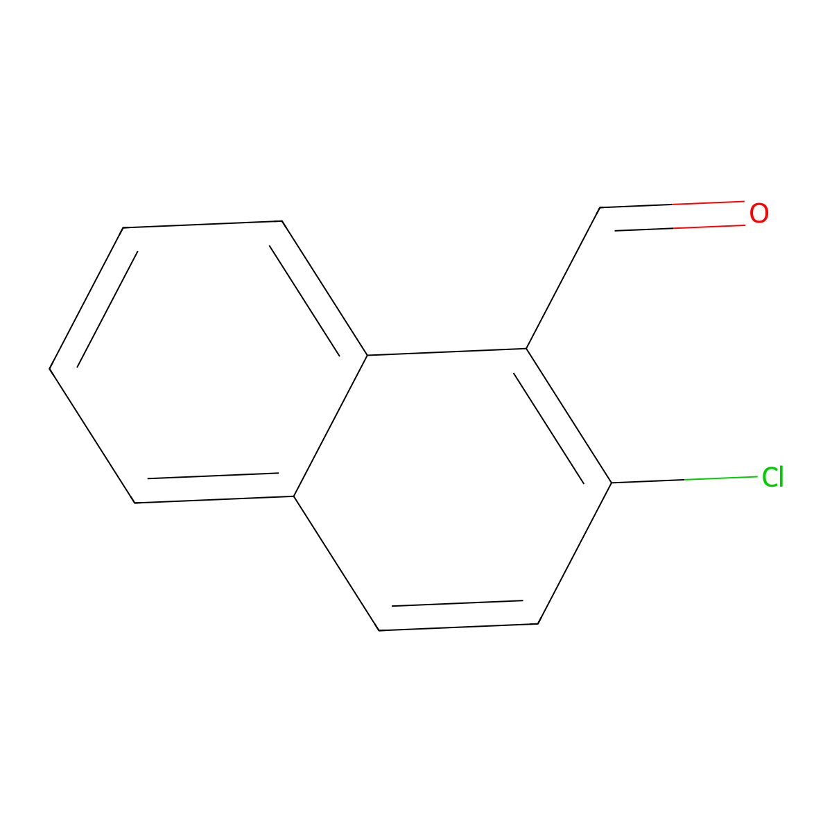 2-Chloro-1-naphthaldehyde molecular structure, CAS 25986-40-7