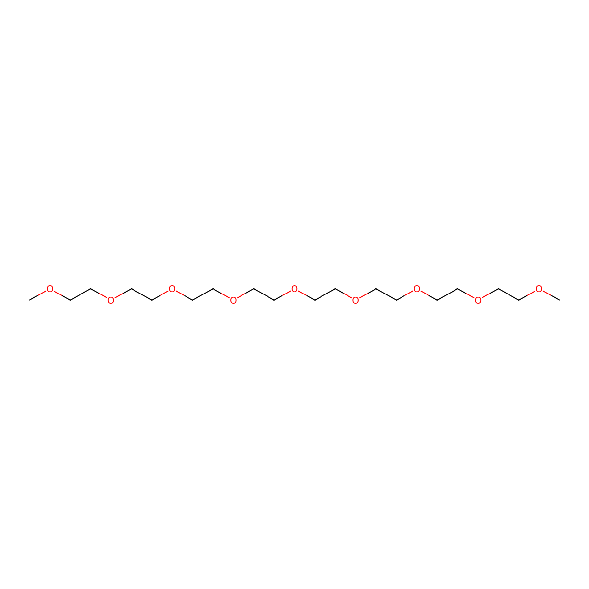2,5,8,11,14,17,20,23,26-Nonaoxaheptacosane molecular structure, CAS 25990-94-7