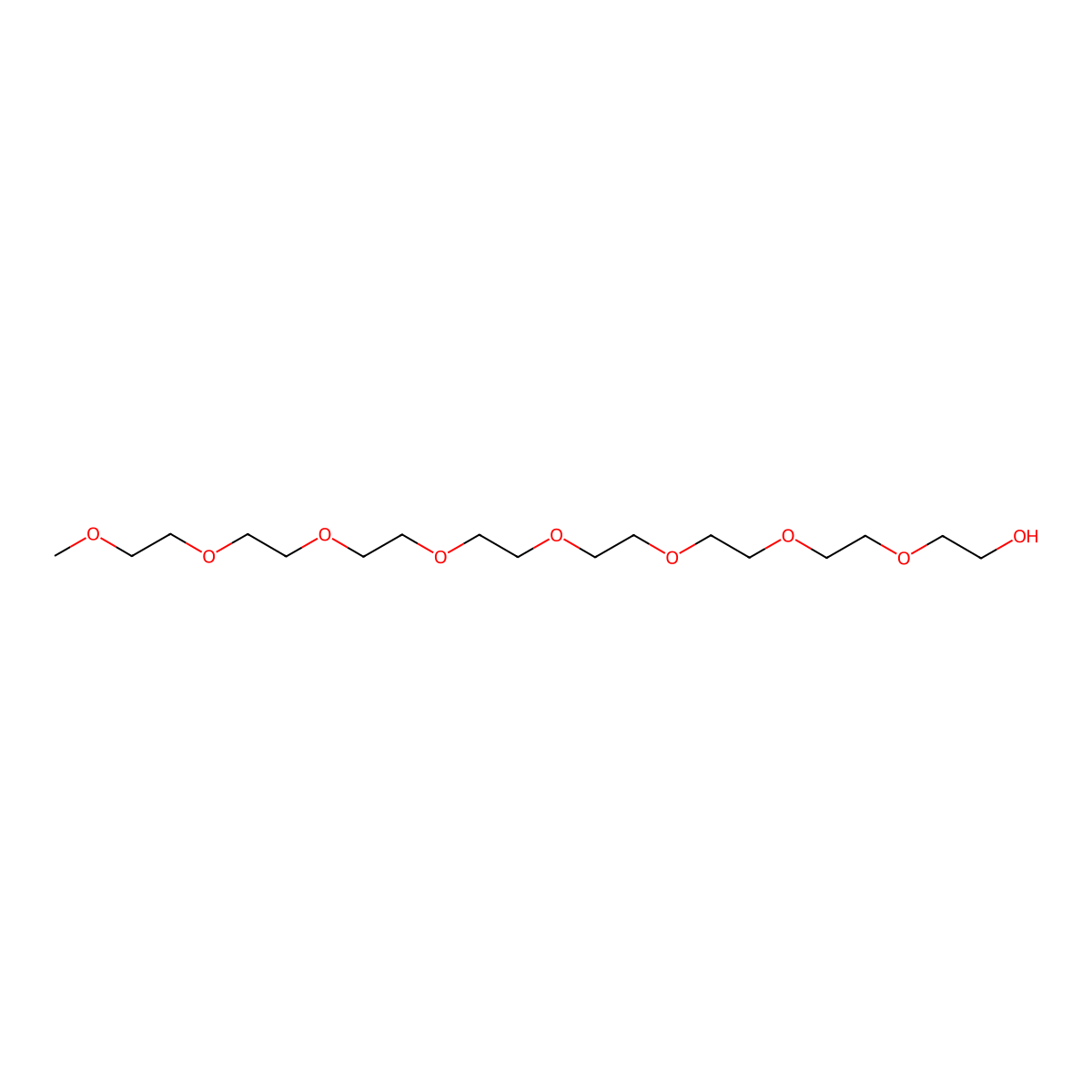 3,6,9,12,15,18,21,24-Octaoxapentacosan-1-ol molecular structure, CAS 25990-96-9