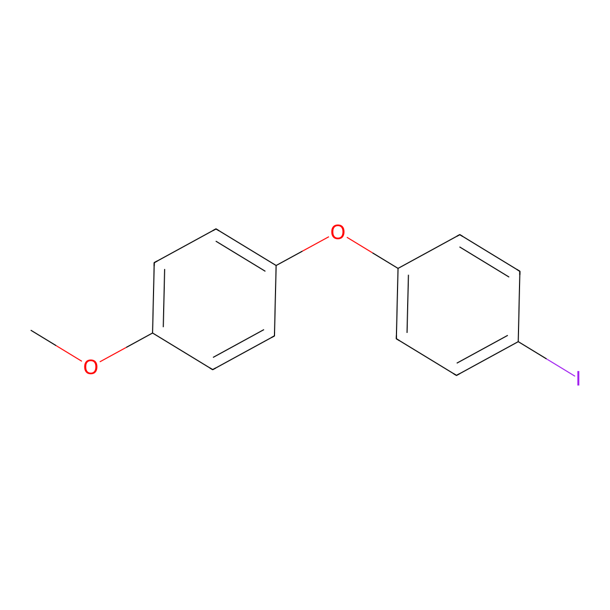 1-Iodo-4-(4-methoxyphenoxy)-benzene molecular structure, CAS 26002-36-8