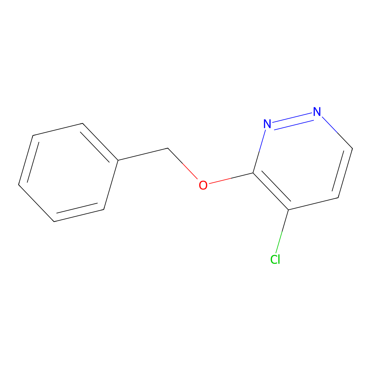 3-(Benzyloxy)-4-chloropyridazine molecular structure, CAS 2600738-17-6