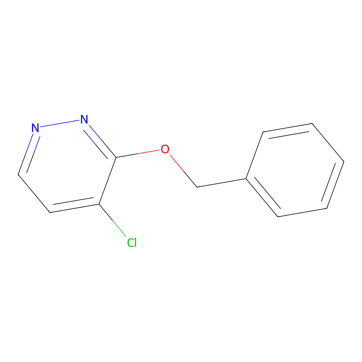 3-(Benzyloxy)-4-chloropyridazine molecular structure, CAS 2600738-17-6