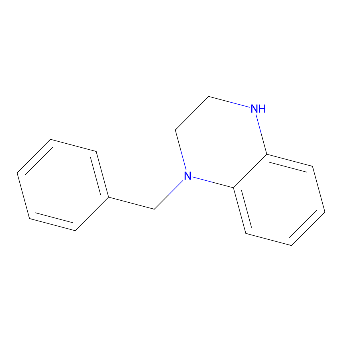 1-Benzyl-1,2,3,4-tetrahydroquinoxaline molecular structure, CAS 2602-45-1