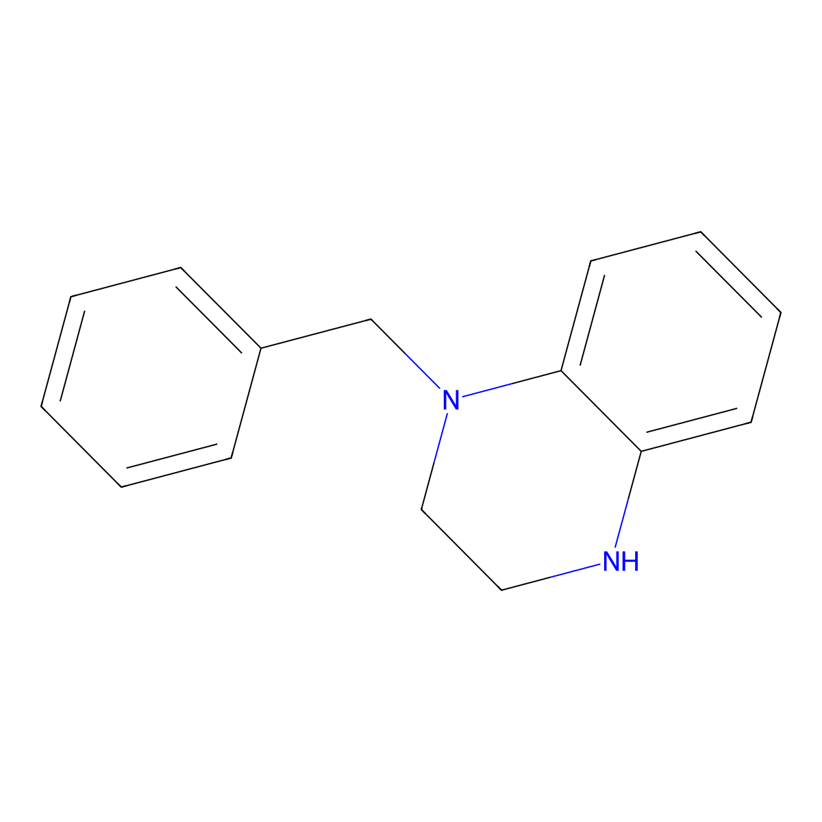 1-Benzyl-1,2,3,4-tetrahydroquinoxaline molecular structure, CAS 2602-45-1