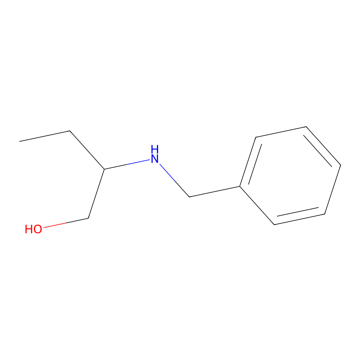 2-(Benzylamino)butan-1-ol molecular structure, CAS 26020-80-4