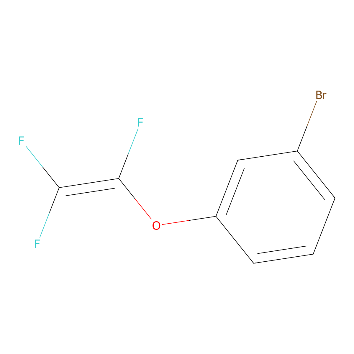 1-Bromo-3-[(1,2,2-trifluoroethenyl)oxy]benzene molecular structure, CAS 260262-38-2
