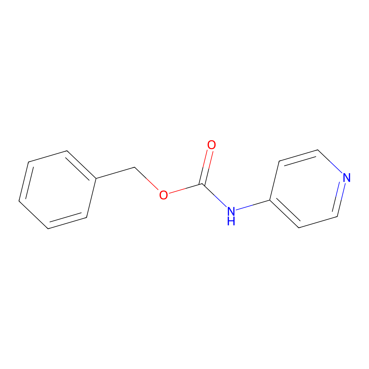 Benzyl pyridin-4-ylcarbamate molecular structure, CAS 260262-86-0