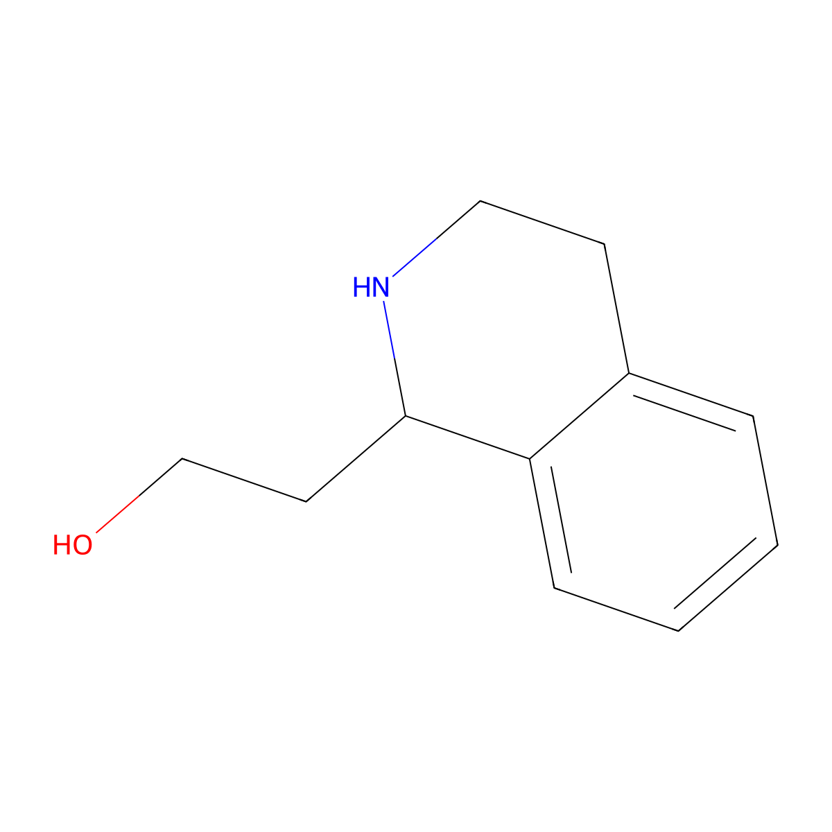 2-(1,2,3,4-Tetrahydroisoquinolin-1-yl)ethan-1-ol molecular structure, CAS 26027-79-2
