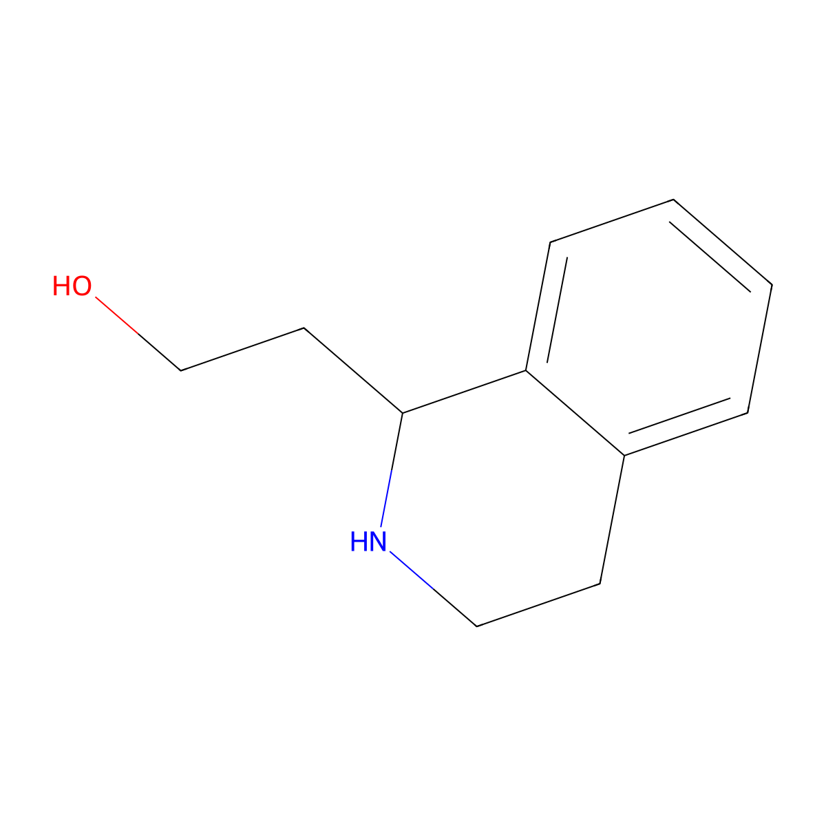 2-(1,2,3,4-Tetrahydroisoquinolin-1-yl)ethan-1-ol molecular structure, CAS 26027-79-2