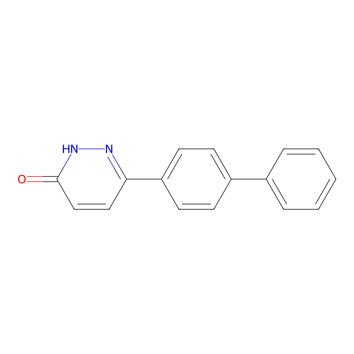 6-Biphenyl-4-ylpyridazin-3-ol molecular structure, CAS 260353-13-7