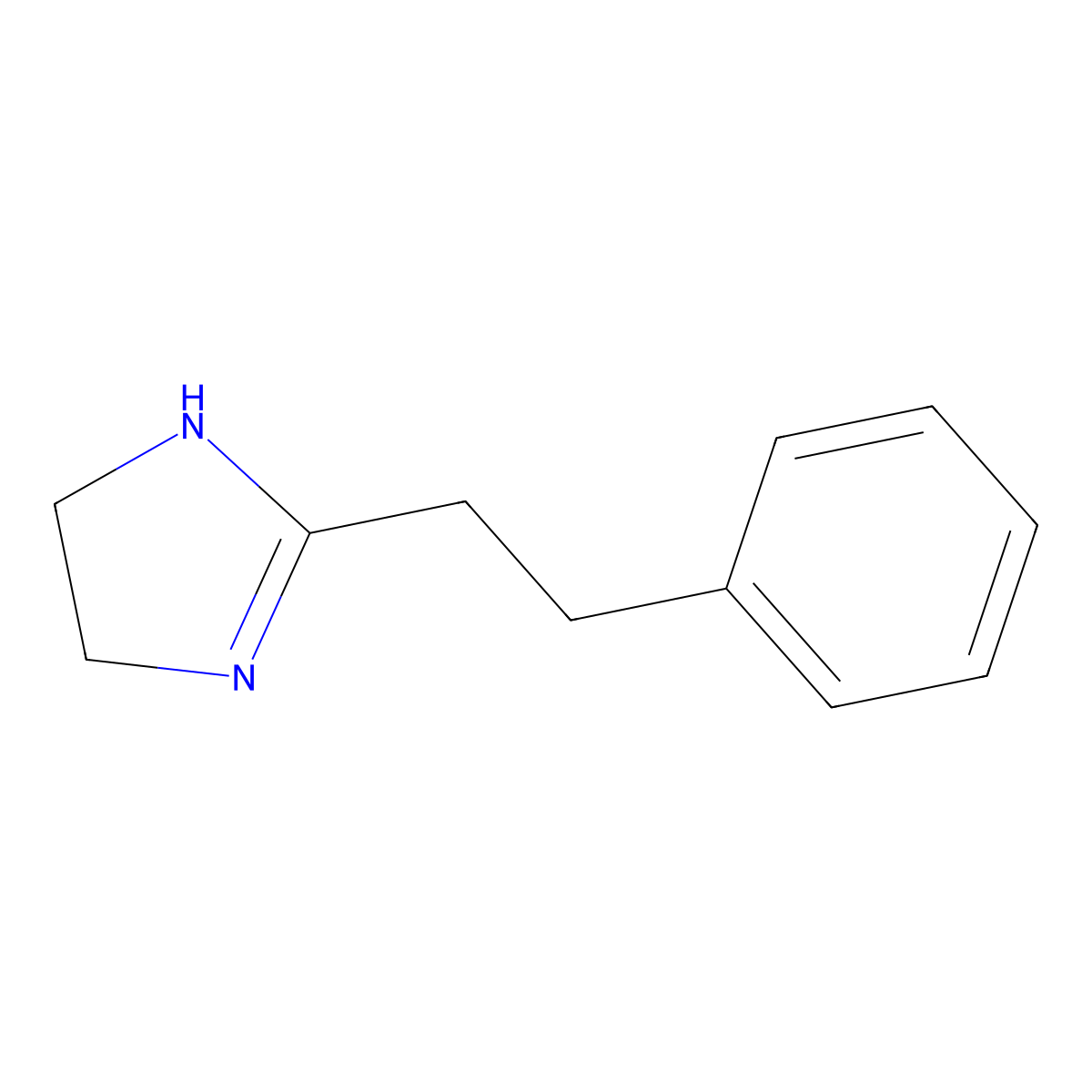 Phenyzoline molecular structure, CAS 26038-62-0