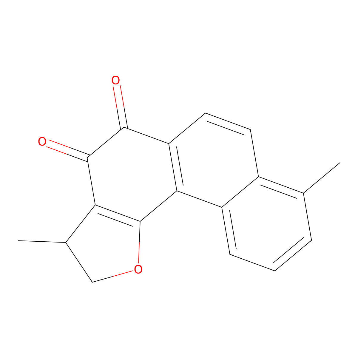 Dihydroisotanshinone Ii molecular structure, CAS 260397-58-8