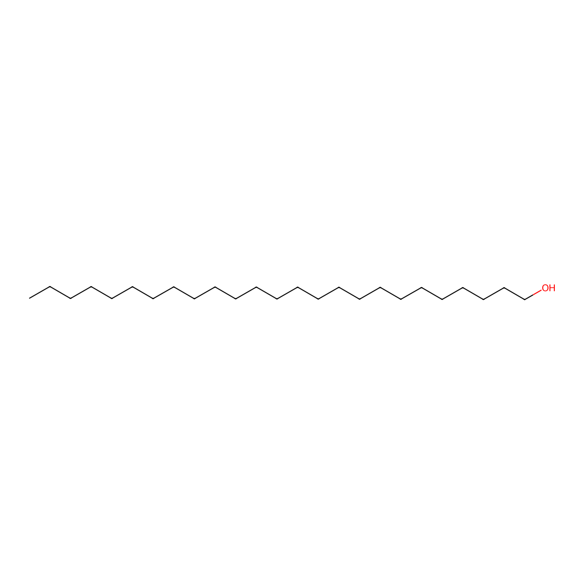 1-Pentacosanol molecular structure, CAS 26040-98-2