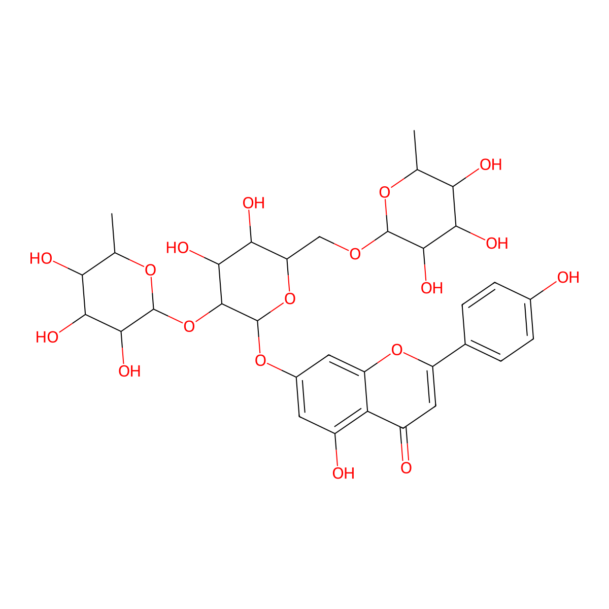 Ligustroflavone molecular structure, CAS 260413-62-5
