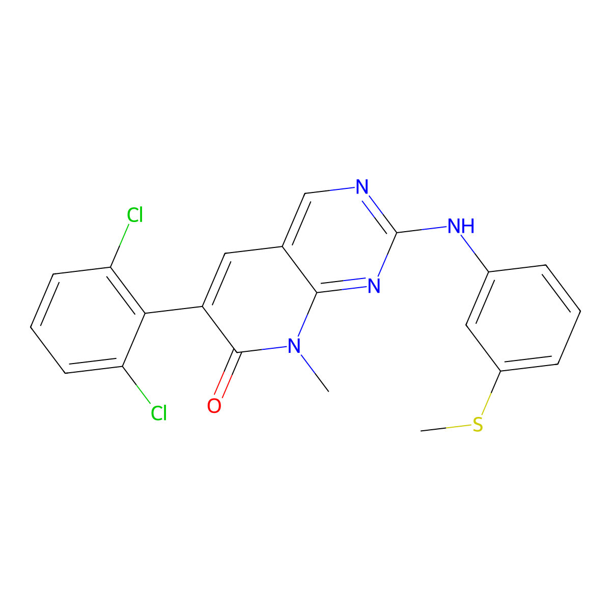 PD173955 molecular structure, CAS 260415-63-2