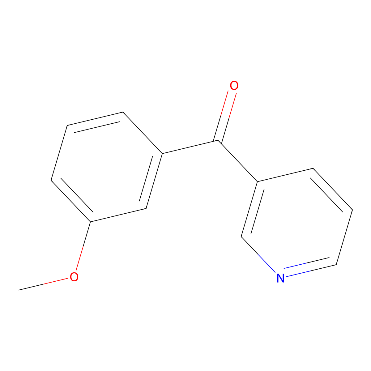 3-(3-Methoxybenzoyl)pyridine molecular structure, CAS 260417-55-8