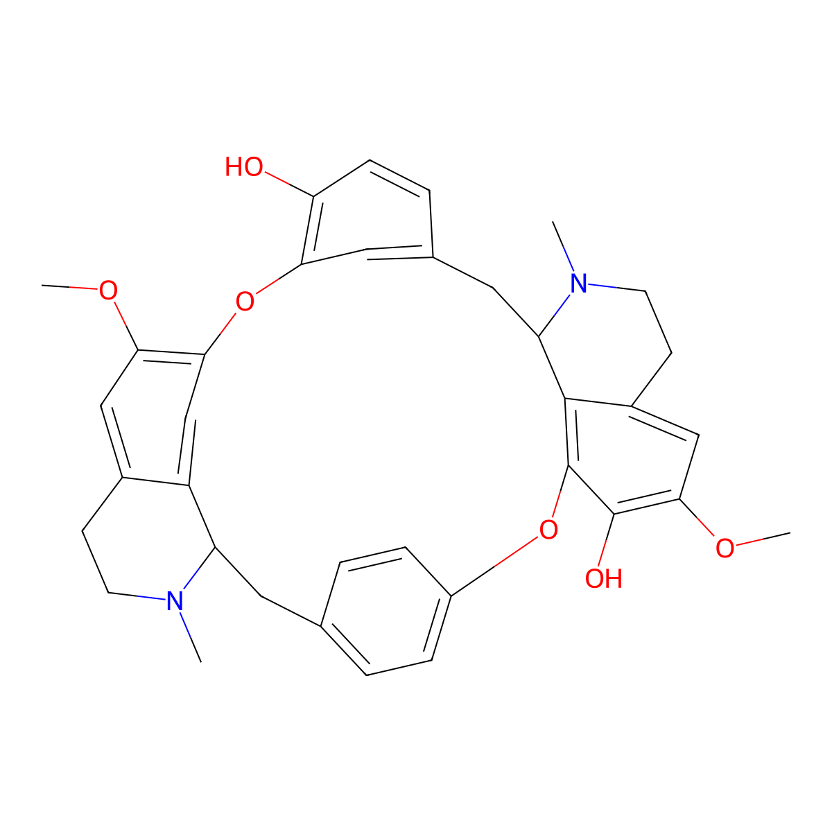 Hayatine molecular structure, CAS 26057-51-2