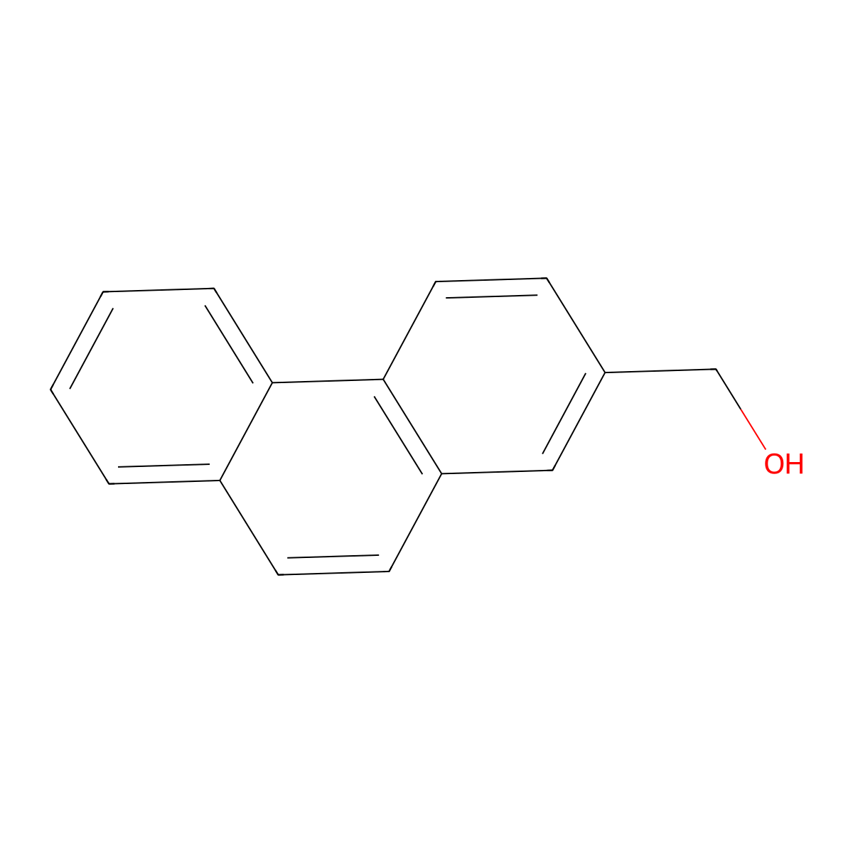 (Phenanthren-2-yl)methanol molecular structure, CAS 2606-54-4