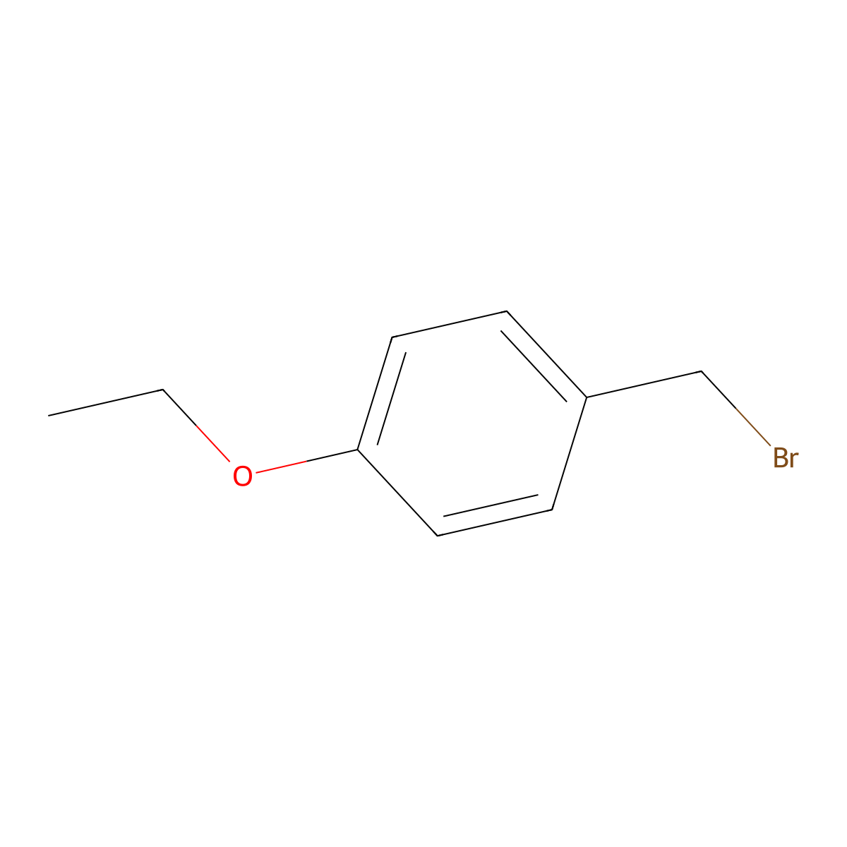 1-(Bromomethyl)-4-ethoxybenzene molecular structure, CAS 2606-57-7