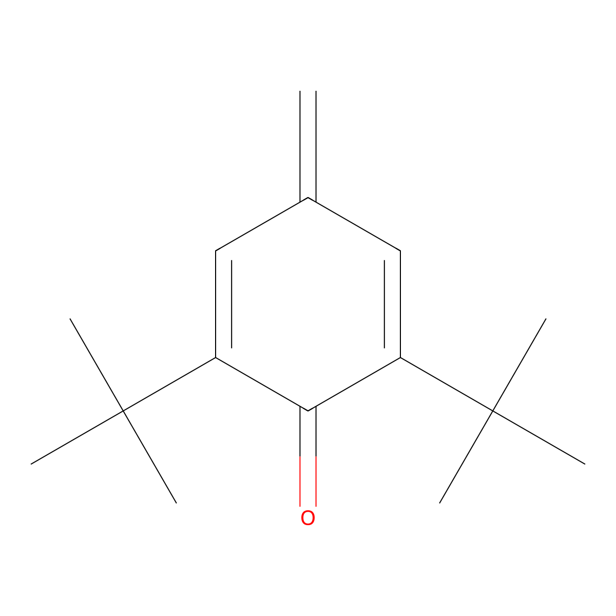 2,6-Di-tert-butyl-4-methylene-2,5-cyclohexadienone molecular structure, CAS 2607-52-5