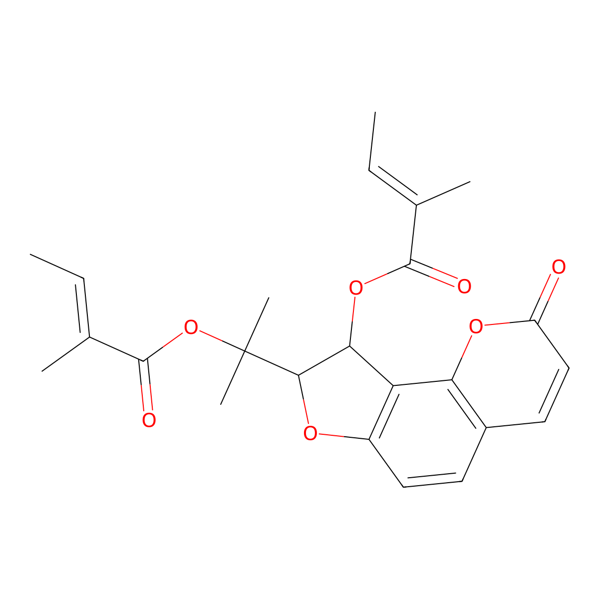 Archangelicine molecular structure, CAS 2607-56-9