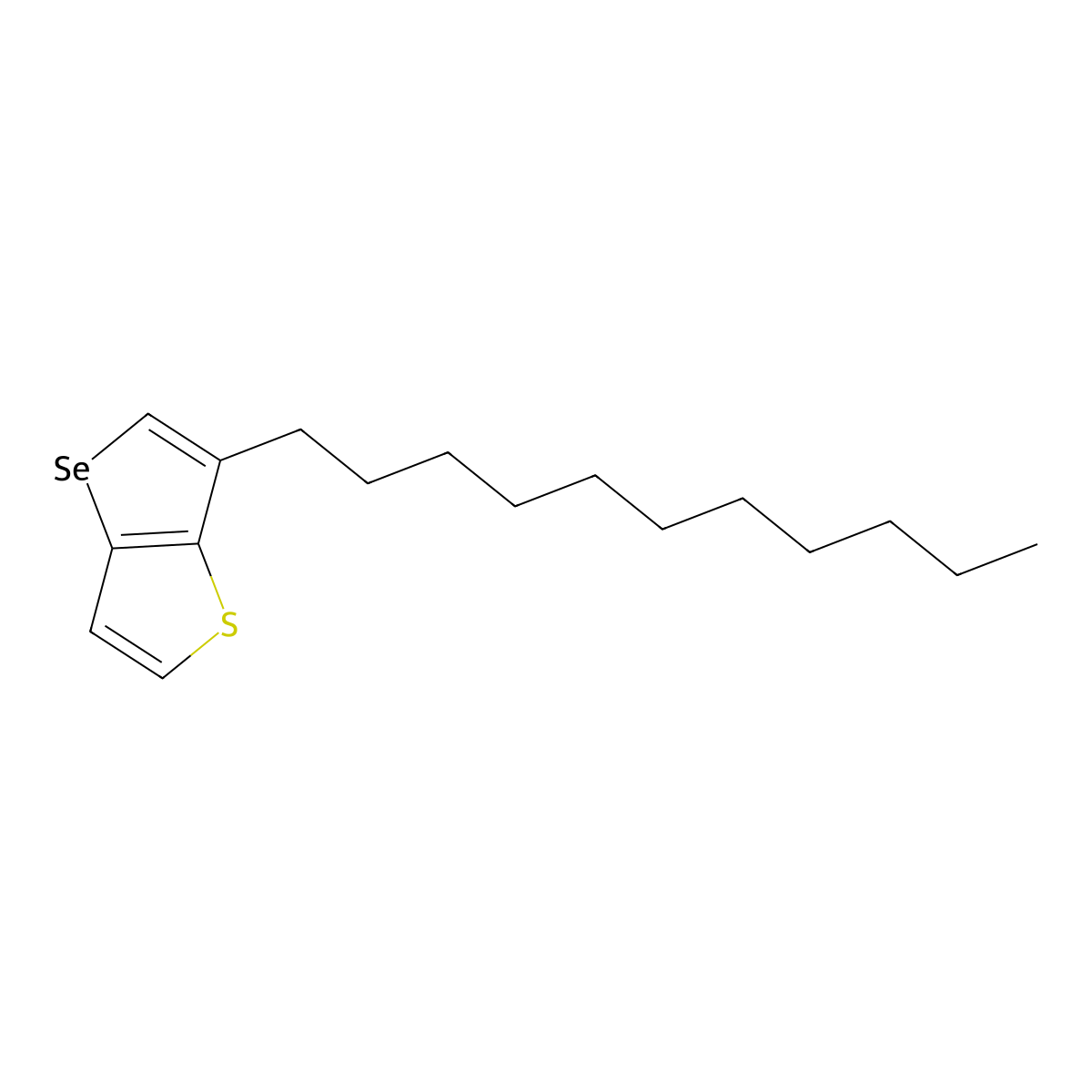 6-Undecylselenopheno[3,2-b]thiophene molecular structure, CAS 2607086-99-5