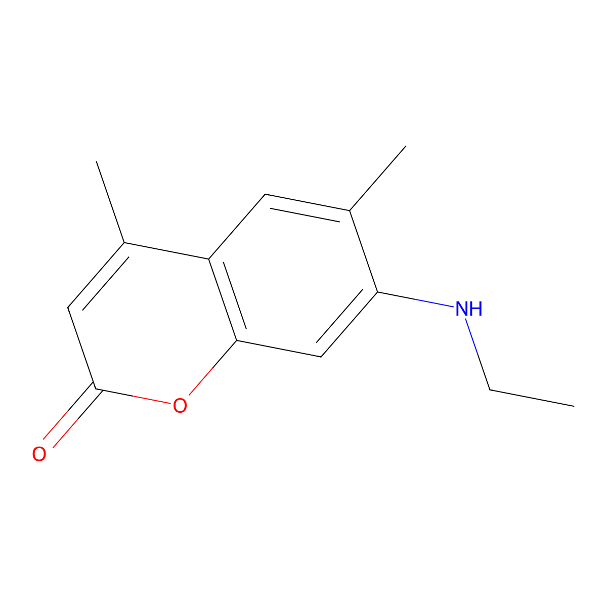 Coumarin 2 molecular structure, CAS 26078-25-1