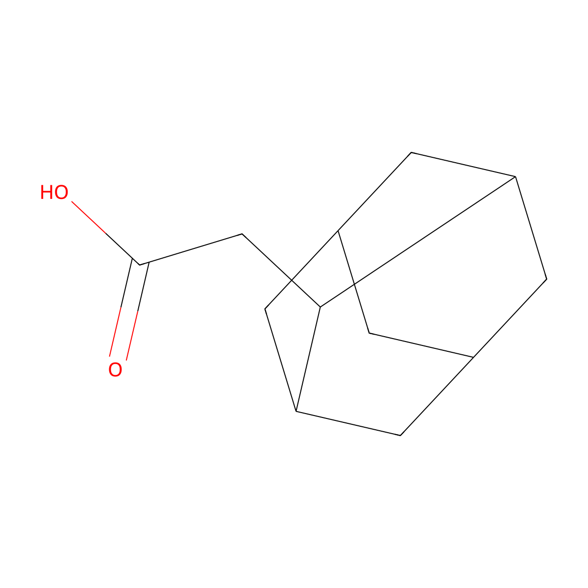 2-(Adamantan-2-yl)acetic acid molecular structure, CAS 26082-22-4