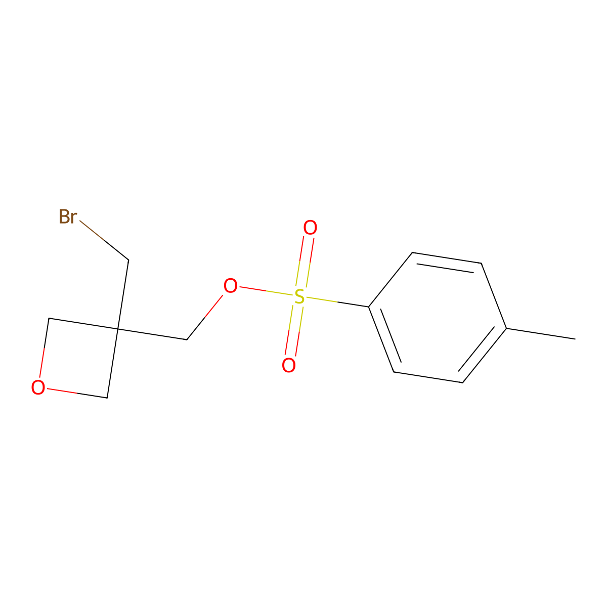 [3-(Bromomethyl)oxetan-3-yl]methyl 4-methylbenzene-1-sulfonate molecular structure, CAS 26096-23-1