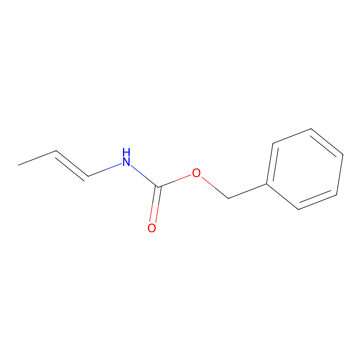 Benzyl prop-1-en-1-ylcarbamate molecular structure, CAS 260967-14-4