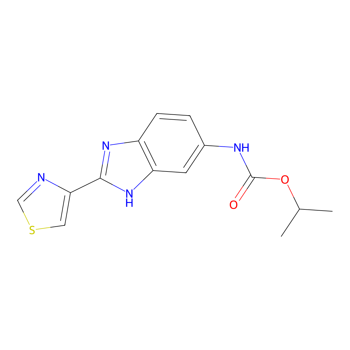 Cambendazole molecular structure, CAS 26097-80-3