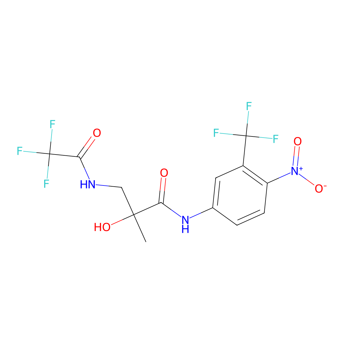 Fluridil molecular structure, CAS 260980-89-0